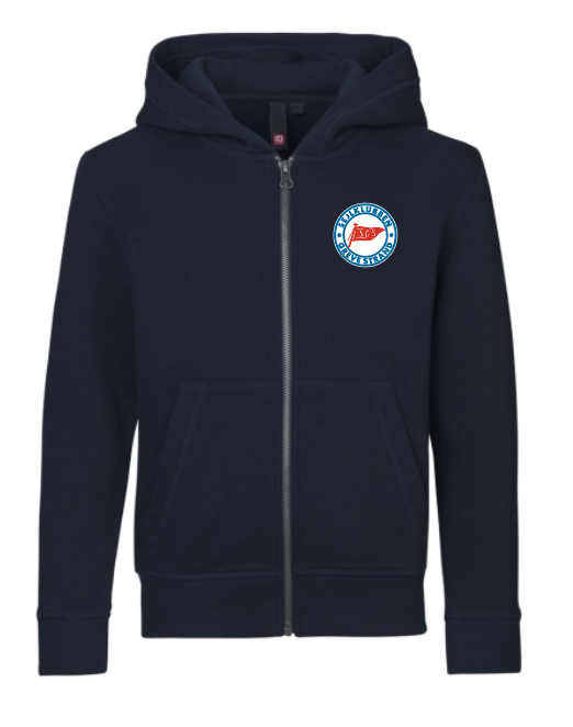Hoodie m. lynlås - Dame