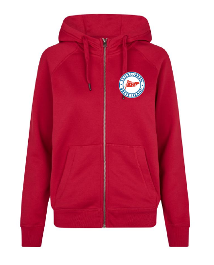 Hoodie m. lynlås - Dame