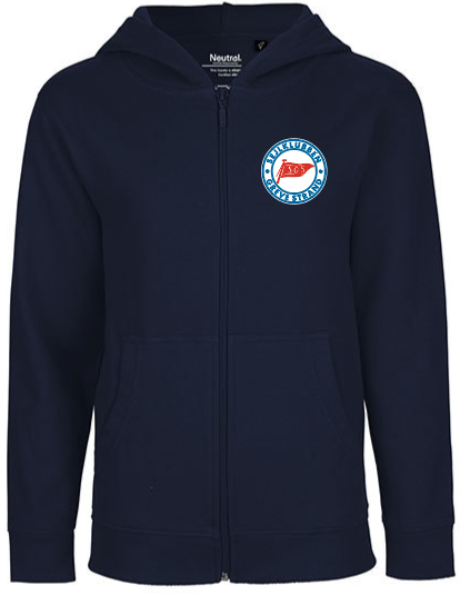 Hoodie m. lynlås - Børn
